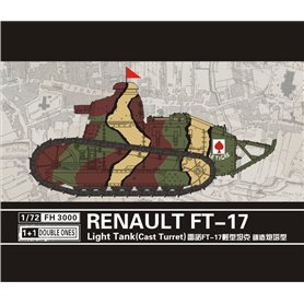 Flyhawk 1:72 Renault FT-17 - LIGHT TANK (CAST TURRET)