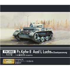 Flyhawk 1:72 Pz.Kpfw.II Ausf.L Luchs - W/ZUSATZPANZERUNG