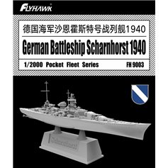 Flyhawk 1:2000 Scharnhorst 1940 - GERMAN BATTLESHIP 