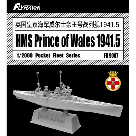 Flyhawk 1:2000 HMS Prince of Wales - MAY 1941 - BRITISH BATTLESHIP