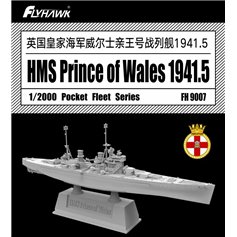 Flyhawk 1:2000 HMS Prince of Wales - MAY 1941 - BRITISH BATTLESHIP
