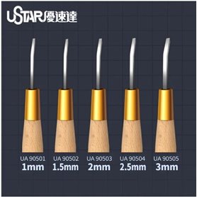 U-STAR UA-90501 Nóż z płaskim ostrzem FLAT BLAD KNIFE - 1mm