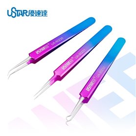 U-STAR UA-90230 Colorful Tweezers Curved