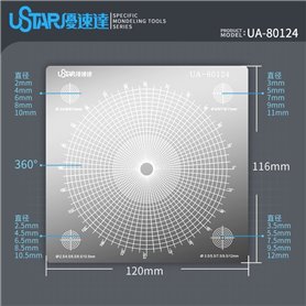 U-STAR UA-80124 Masking Tape Cutting template