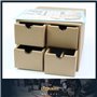 U-STAR UA-90077 Storage Box, Cardboard Paint Bottle Storage Box)