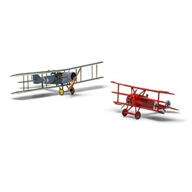 Airfix VINTAGE CLASSICS 1:72 Fokker DR1 + Bristol Fighter - DOGFIGHT DOUBLES