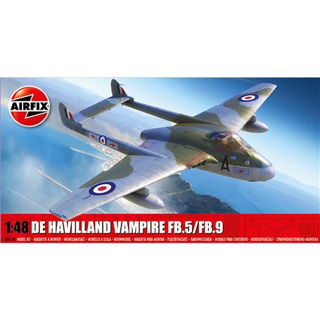 Airfix 1:48 De Havilland Vampire FB.5/FB.9
