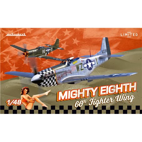 Eduard 11174 Mighty Eight 66th Fighter Wing P-51D Mustang Limited Edition