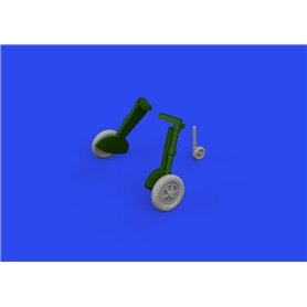 Eduard 672316 Bf 109F Wheels PRINT 1/72
