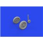 Eduard 672316 Bf 109F Wheels PRINT 1/72