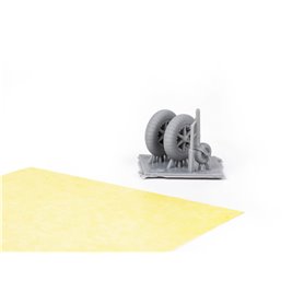 Eduard 672316 Bf 109F Wheels PRINT 1/72