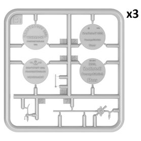 Mini Art 35366 German Soldiers with Fuel Drums (5 figs. & 6 drums)