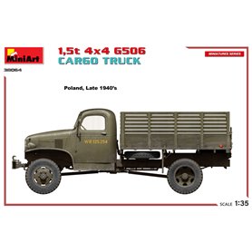 Mini Art 38064 1,5 t 4x4 G506 Cargo Truck