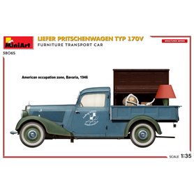 Mini Art 1:35 Liefer Pritschenwagen Typ 170V - FURNITURE TRANSPORT CAR