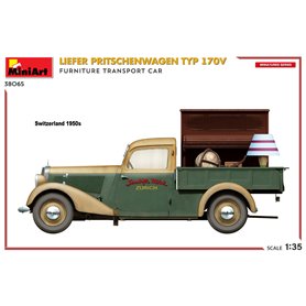 Mini Art 1:35 Liefer Pritschenwagen Typ 170V - FURNITURE TRANSPORT CAR