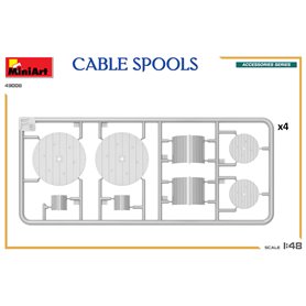 Mini Art 49008 Cable Spools Accessories Series