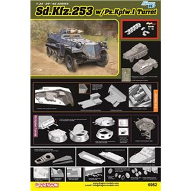 Dragon 6952 1/35 Sd.Kfz. 253 w/Pz.Kpfw. I Turret Smart Kit
