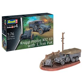 Revell 03344 1/76 Krupp Protze KFZ 69 with 3,7cm Pak