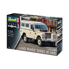 Revell 1:24 Land Rover Series III LWB (COMMERCIAL) - MODEL SET - z farbami