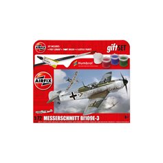 Airfix 1:72 Messerschmitt Bf-109 E-3 - GIFT SET - w/paints 
