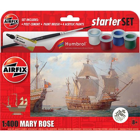 Airfix 55114A Small Starter Set - Mary Rose 1/400