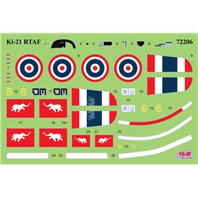 ICM 1:72 Mitsubishi Ki-21-Ia - RTAF THAILAND'S HEAVY BOMBER