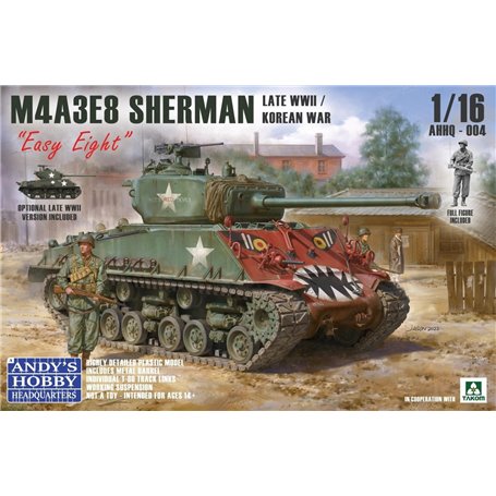 Andy's Hobby Headquarters 1:!6 M4A3E8 Sherman - EASY EIGHT - LATE WWII / KOREAN WAR