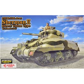 Asuka 1:35 Sherman II - DIRECT VISION TYPE - EL ALAMEI 1942