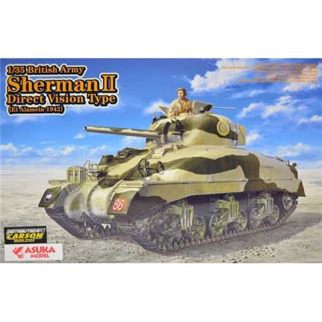 Asuka 35-014 British Army Sherman II Direct Vision Type