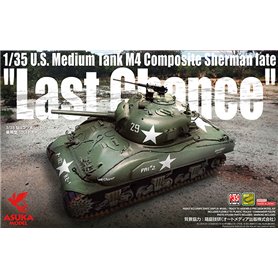 Asuka 1:35 M4 Composite Sherman - US MEDIUM TANK - LATE LAST CHANCE