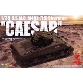 Asuka 1:35 M4A2 (75) Sherman Caesar - USMC