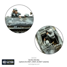 Bolt Action Pojazd pancerny Sd.Kfz.250 (Alte) - Sd.Kfz.250/7 / Sd.Kfz.250/4