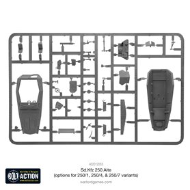 Bolt Action Pojazd pancerny Sd.Kfz.250 (Alte) - Sd.Kfz.250/7 / Sd.Kfz.250/4