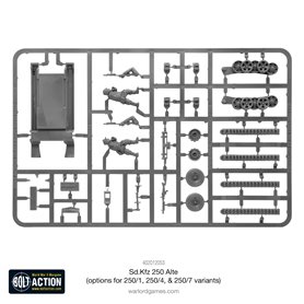 Bolt Action Pojazd pancerny Sd.Kfz.250 (Alte) - Sd.Kfz.250/7 / Sd.Kfz.250/4
