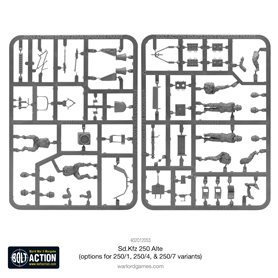 Bolt Action Pojazd pancerny Sd.Kfz.250 (Alte) - Sd.Kfz.250/7 / Sd.Kfz.250/4