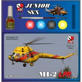 Big Model 1:72 Mi-2 LPR - JUNIOR SET - z farbami
