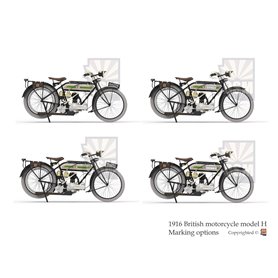 Copper State Models 1:32 Tr.Model H - BRITISH MOTORCYCLE