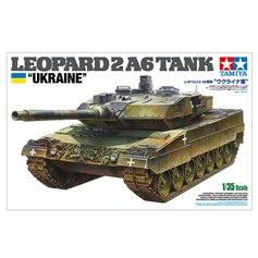 Tamiya 1:35 Leopard 2 A6 TANK - UKRAINE 