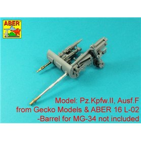 Aber 16 L-23 Lufa 2cm KwK 30 do niem.czołgu Pz.Kpfw. II Ausf A-F (Gecko)