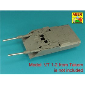 ABER 1:35 Metalowe lufy 120mm do VT 1-2 dla Takom