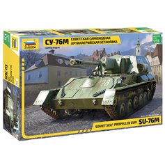 Zvezda 1:35 SU-76M - SOVIET SELF-PROPELLED GUN 