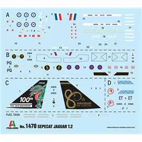 Italeri 1470 Jaguar T.2 R.A.F.Trainer