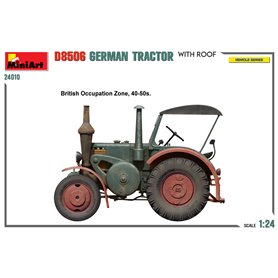 Mini Art 1:24 D8506 - GERMAN TRACTOR W/ROOF