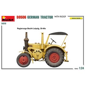 Mini Art 1:24 D8506 - GERMAN TRACTOR W/ROOF