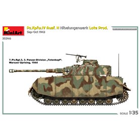 Mini Art 1:35 Pz.Kpfw.IV Ausf.H Nibelungenwerk - LATE PRODUCTION SEP-OCT 1943