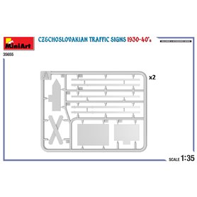 Mini Art 1:35 CZECHOSLOVAKIAN TRAFFIX SIGNS 1930-40S