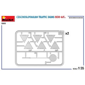 Mini Art 1:35 CZECHOSLOVAKIAN TRAFFIX SIGNS 1930-40S