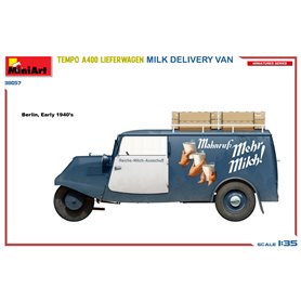 Mini Art 1:35 Tempo A400 Lieferwagen - MILK DELIVERY VAN