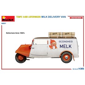 Mini Art 1:35 Tempo A400 Lieferwagen - MILK DELIVERY VAN
