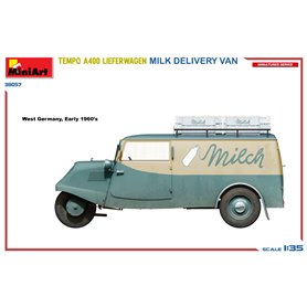 Mini Art 1:35 Tempo A400 Lieferwagen - MILK DELIVERY VAN
